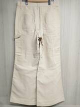 doublet 22SS12PT170 Wood Yarn Painter Pants ウッド ヤーン ペインターパンツ ブーツカット フレア ダブレット 日本製 M メンズ_画像4