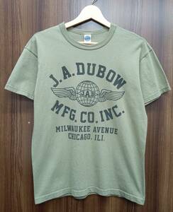 【お値下げしました】 TOYS McCOY / トイズマッコイ 半袖Tシャツ J.A.DUBOW MFG.CO.INC. カーキ M