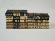 Maxell XLII-S90/60 & XLII90　未開封カセットテープ9本　◆未使用品_画像4