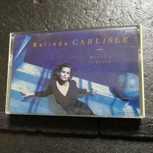 カセットテープ　Belinda Carlisle　Heaven On Earth　ベリンダ・カーライル　ヘブン・オン・アース　海外版
