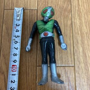 仮面ライダー1号　仮面ライダー　昭和レトロ　ソフビ　おもちゃ　ポピー