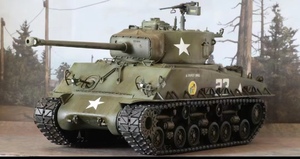 1/35 America танк M4A3E8 автомобиль - man покрашен конечный продукт второй следующий мир большой битва 