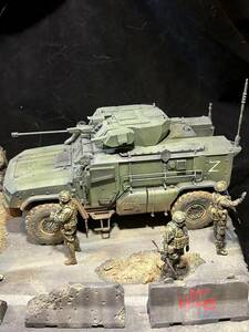 1/35 ウクライナ侵攻 ロシア陸軍 ジオラマ完成品 オリジナル製作