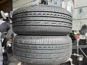 ●送料安い●エアチェック済●　225/55R16　ブリヂストン　レグノGR-XⅢ　2019年製　バリ山2本 　京都交換OK