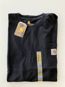 carhartt(カーハート)/半袖Tシャツ/ブラック /Lサイズ/ビッグサイズ