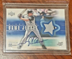 【TROY GLAUS】2001 UPPER DECK GAME JERSEY AUTOGRAPH サイン ジャージ カード UD #TG 同梱可