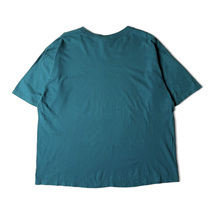90s USA製 Champion ワンポイント ロゴ 刺繍 半袖 Tシャツ L / 90年代 アメリカ製 チャンピオン オールド グリーン_画像4