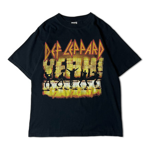 00s DEF LEPPARD 2006 ツアー プリント 半袖 Tシャツ M 黒 / 00年代 オールド デフレパード バンド ロック バンT