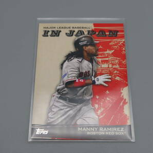 topps/トップス/トレーディングカード/2021 BASEBALL JAPAN EDITION「MANNY RAMIREZ/MLB IN JAPAN」ボストン・レッドソックス/MIJ-8の画像1