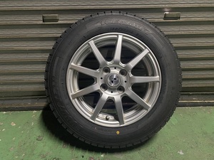 ☆未使用スタッドレス 中古アルミホイール グッドイヤーアイスナビ７ Ｗｅｄｓ 165/70R14 アクア ヴィッツ パッソ マーチ デミオなど☆