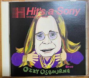 【激レア】Hit's a Sony 1995.10 sampler CD オジーオズボーンイラストジャケット