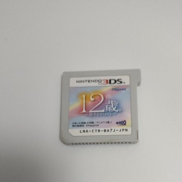 12歳。恋するDiary 3DSソフト