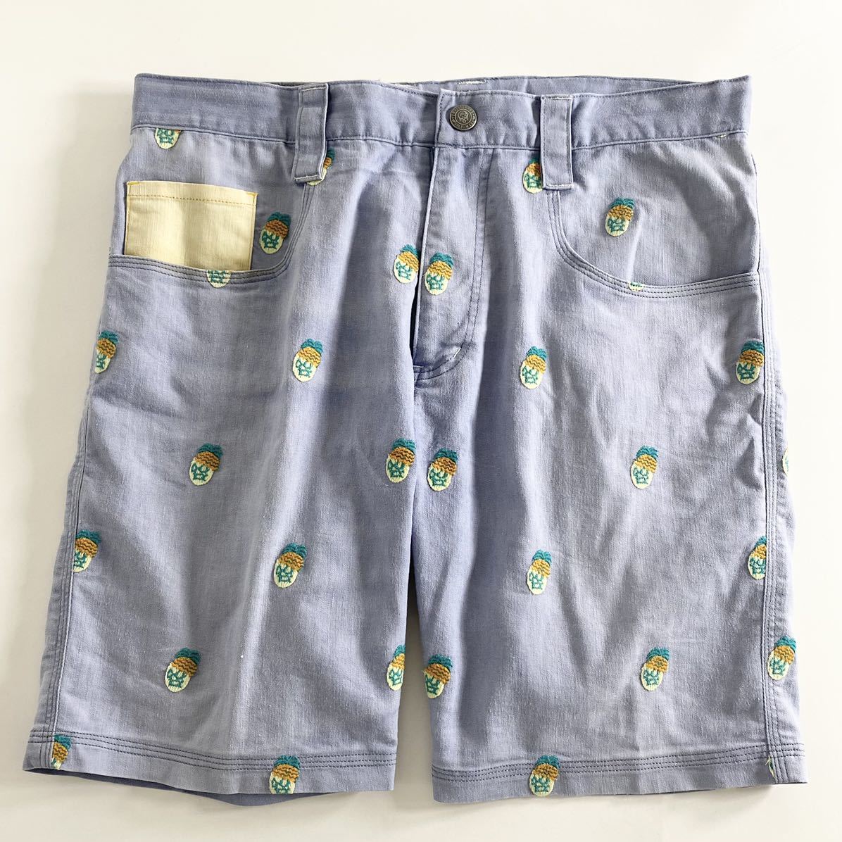 Cf28 ゴルフウェア☆Russeluno ラッセルノ 刺繍入りショーツ サイズ5