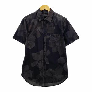 Gf16 LEVI'S MADE&CRAFTED リーバイス 半袖シャツ コットンシャツ 花柄 フラワープリント 1 S相当 メンズ 紳士服