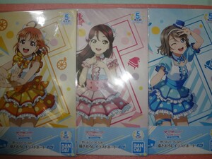 イラストボード 9種　一番くじ ラブライブ!サンシャイン!! 5th Anniversary