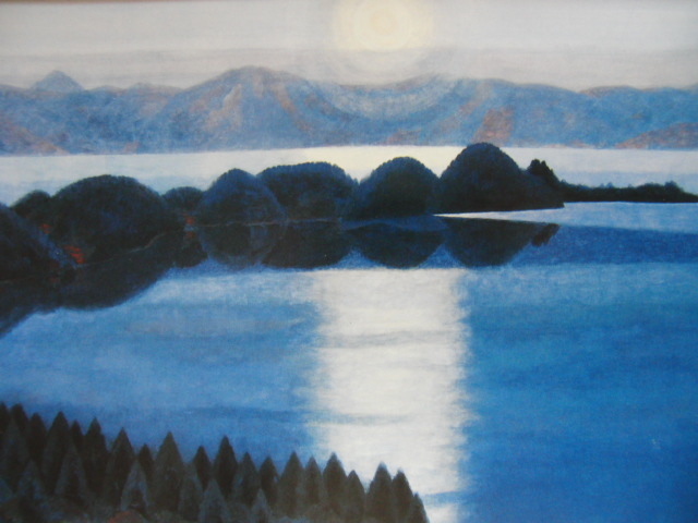 Hiroshi Kawashima, [Lac Towada], Livre d'art rare, En bonne condition, Auteur populaire, Nature, Paysage, Tout neuf avec un cadre de haute qualité, livraison gratuite, Peinture, Peinture à l'huile, Nature, Peinture de paysage