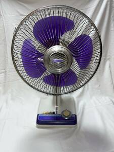  Toshiba electric fan F-131L feather 30cm height 60cm 3.6kg operation verification ending Showa Retro 