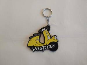 ★VESPA★　ラバーキーホルダー　マスコット　イエロー