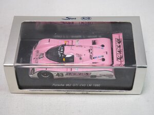 ポルシェ 962C 90 ルマン #43 M.ローター/J.ウィーバー/J.J.レート （1/43スケール KBS044）