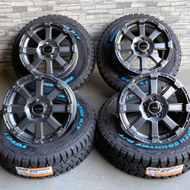 即納 タイヤホイール4本セット 特注色 PRO-POTOR X DD-V6 16×7.0J+35 5/114.3 SGG TOYO オープンカントリー R/T 235/70R16 デリカD:5 RAV4_画像2