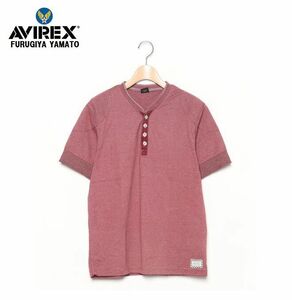 #古着屋大和 展示品 限定 #AVIREX #アヴィレックス ヘンリーネックTシャツ パテッド M J-HOPE BTS 松本人志 チョコプラ 着用ブランド