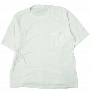 COMOLI コモリ 日本製 裏毛半袖クルー ポケットTシャツ K01-05004 2 ホワイト 半袖 コットン クルーネック ポケTee トップス g8992