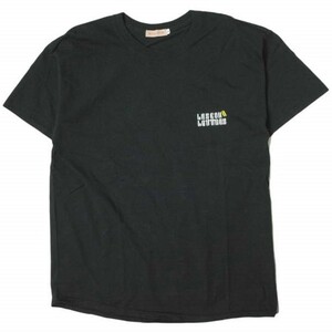 LES CINQ LETTRES レサンクレトルズ Beans logo Tee ロゴ刺繍Tシャツ L ブラック 半袖 トップス g10016