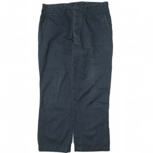 TUKI ツキ 日本製 CHINOS WEST POINT ウエストポイント チノパンツ 0107 34 NAVY ボタンフライ ボトムス g10537