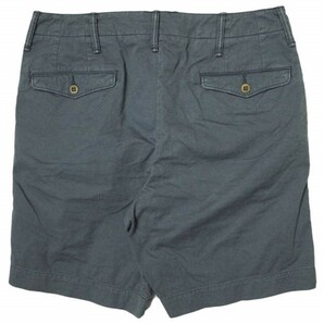 RRL ダブルアールエル OFFICERS CHINO SHORTS オフィサーズチノショーツ 30 ネイビー Double RL トラウザー ショートパンツ g11823の画像2