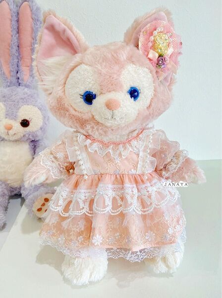 JANAYA ハンドメイド リーナベルコスチューム サーモンピンクワンピース 2点セット