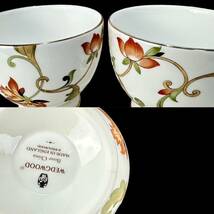 廃盤 ★美品★ WEDGWOOD ウェッジウッド オベロン カップ＆ソーサー 6客セット 金彩_画像10