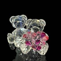 ★未使用★ Swarovski スワロフスキー インラブ クリスベア カップル ハート クマ 熊 in love Krisbear 恋人 フィギュア 置物_画像2