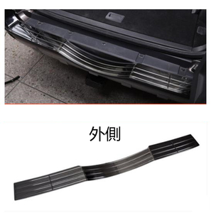  Mitsubishi Pajero 4 fee v87v93v97 2006-2021 rear trunk protector garnish stainless steel outside 
