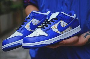 SUPREME NIKE SB Dunk Low Blue Stars ダンク ロー ブルースター 29cm us11