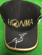 LPGA ユソヨン’17 TOTOジャパンクラシック 直筆サイン入り非売品HONMA オリジナルキャップ 新品 フリーサイズ_画像1