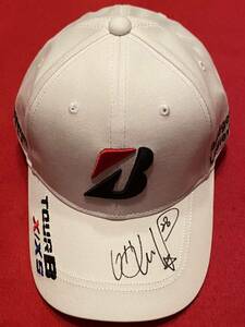 JLPGA wart mi with autograph 2023 Bridgestone Lady's open convention memory cap new goods 