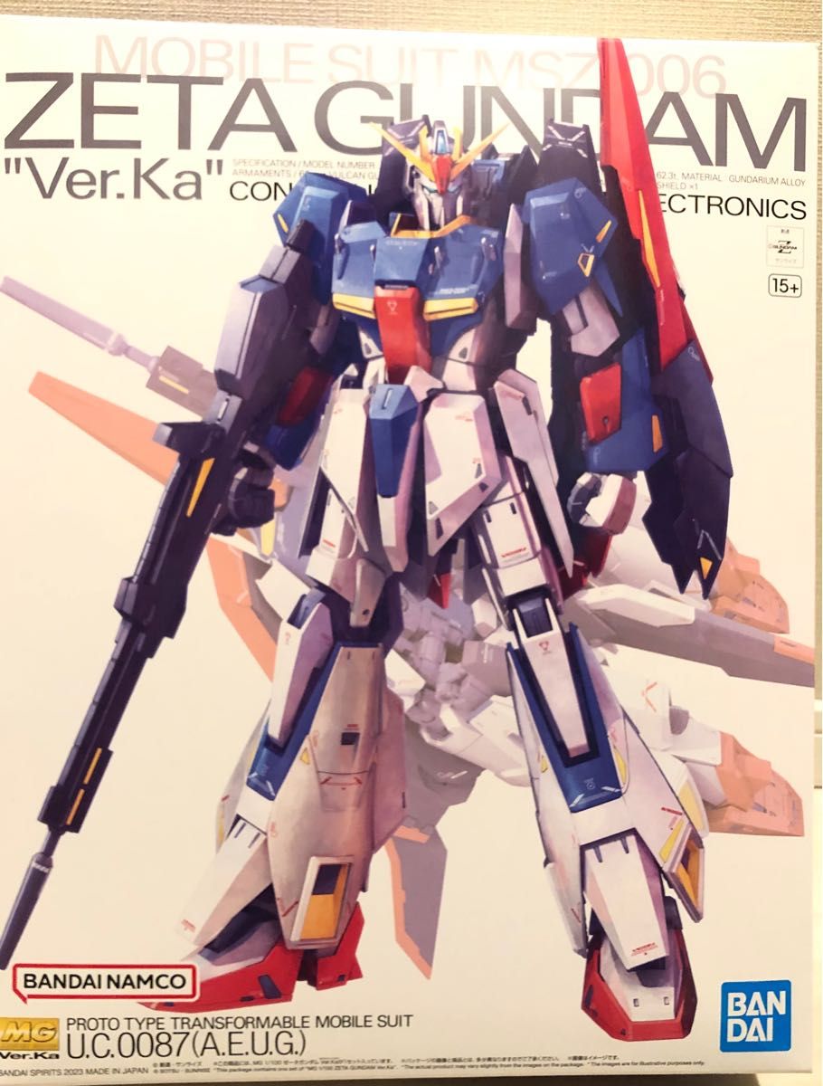 未開封】新品 MG ゼータガンダム Zガンダム Ver Ka ダンボール発送