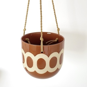  новый товар быстрое решение *ceramic pot FARM Lada Hanging13C * подвешивание горшок покрытие низ дыра нет симпатичный модный висячий посадочная машина цветочный горшок 