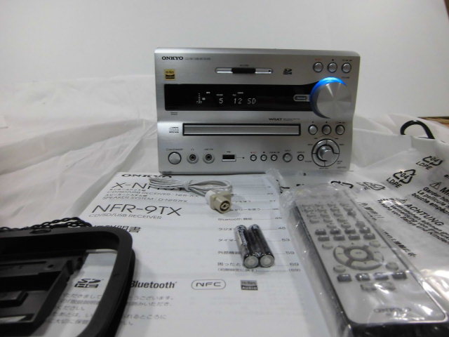 〓 最上位機種 NFR-9TX 〓 ONKYO NFR-9TX リモコン他付属品あり。音質