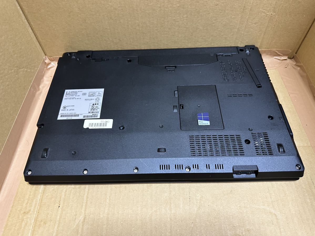 KN02)すぐ使用可能:ノートPC fujitsu i5-4300M 4世代 SSD 240GB