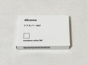 [ новый товар ] DoCoMo galake-N-07B FOMA docomo NEC оригинальный задняя крышка amadana white( белый ) N47