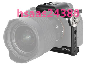  Niceyrig フルカメラケージ Sony A7M4 / A7IV / Alpha 7R Vに専用 アルミニウム合金 ハンドグリップ クイックリリース 超拡張性 -505 