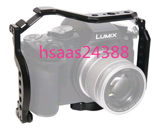  NICEYRIG カメラケージ For Panasonic Lumix G95 / G85 / G80専用ケージLumix G9対応 コールドシュー付き Natoレール付き -407 