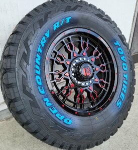 背面用付き 5本セット Jeep ラングラー JK JL タイヤホイールセット PreDator トーヨー オープンカントリー RT 265/70R17 285/70R17 1台分