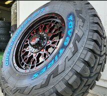 ハイラックス プラド FJ パジェロ H3 タイヤホイールセット PreDator トーヨー オープンカントリー RT 265/65R 265/70R17 285/70R17 1台分_画像6