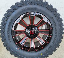 プラド120 150 ハイラックス サーフ H3 タイヤホイールセット ヨコハマ ジオランダー MT G003 265/70R17 265/65R17 17インチ DeathRock_画像6