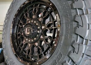 ハマーH3 タイヤ ホイール4本セット トーヨーオープンカントリーMT 265/70R17 PreDator ノーマル車高対応 17インチ