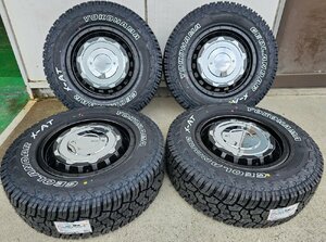 デリカD5 RAV4 ヨコハマ ジオランダーX-AT 235/70R16 タイヤホイール新品4本セット 16インチ LEXXEL SwaGGer