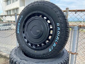 200系ハイエース 車検対応 タイヤ ホイール マッドスター ラジアル AT 215/65R16 LEXXEL SwaGGer Old style 4本セット 1台分