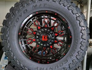 プラド サーフ ハイラックス FJ タイヤホイールセット トーヨー オープンカントリーMT 265/65R17 265/70R17 LEXXEL PreDator 17インチ